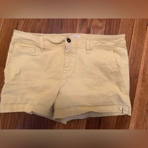 Market & Spruce Women's Yellow Shorts